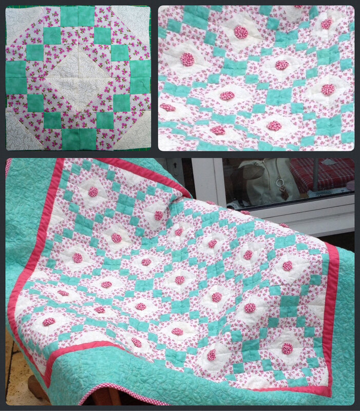 PLAID PATCHWORK avec YOYO