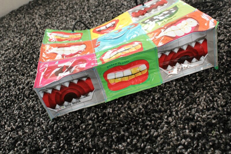 Recyclage de gourdes de compotes Céline créations