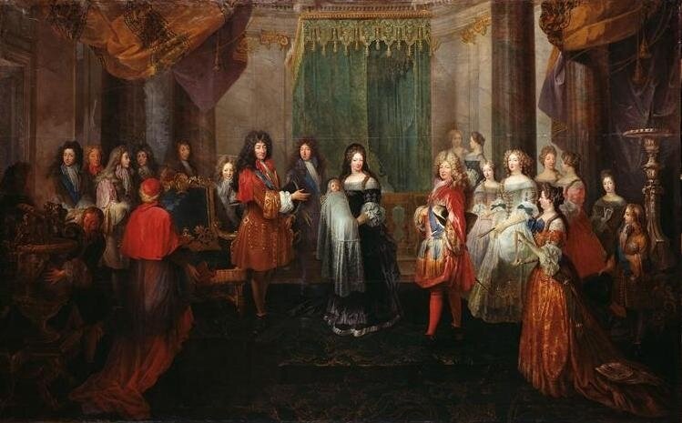The_birth_of_the_Duke_of_Burgundy_at_Versailles_on_6_August_1682_by_Antoine_Dieu