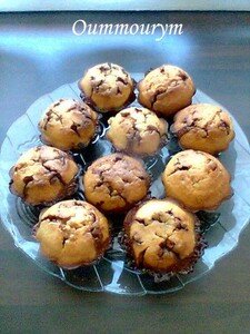 Mes muffins aux pépites de chocolat