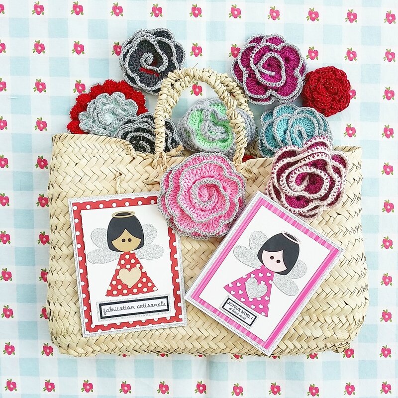 vanillejolie ange crochet papier
