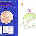 Illustrations pour le calendrier lunaire énergétique d'estelle oubbadia, accompagnatrice et créatrice de la méthode combinée