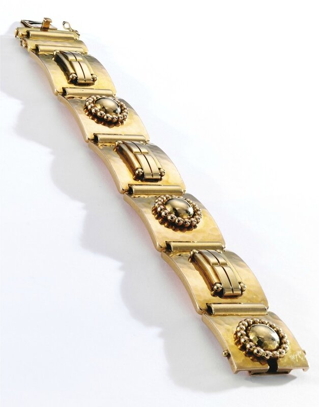 18k Gold Bracelet, Jean Després, France