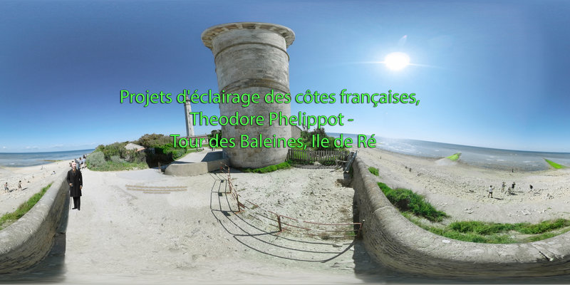 Projets d'éclairage des côtes françaises, Theodore Phelippot - Tour des Baleines, ile de Ré