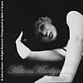 Février 1956 new york black sitting - marilyn par milton