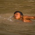 Un jour, une photo - siem reap, la fête des eaux 2008 - la nage