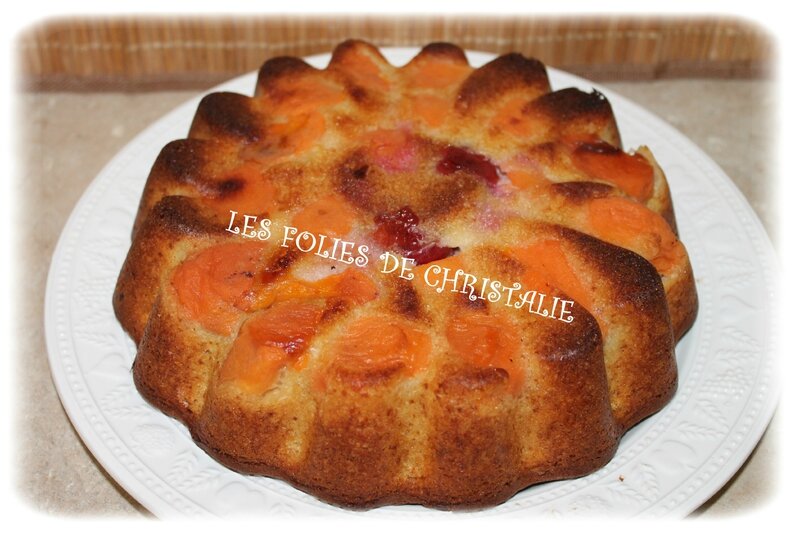 Gâteau choco abricots 6