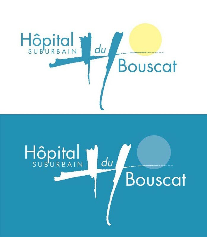 Hôpital du Bouscat logo Laurent Marchet / Graphiste indépendant