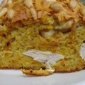 Cake aux carottes et au poulet