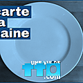 La carte de la semaine