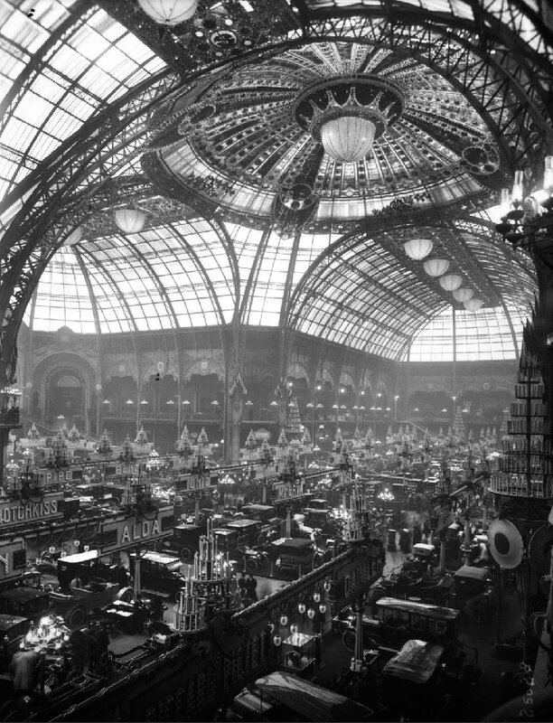 1900_Grand Palais pour le salon de l'auto en 1912