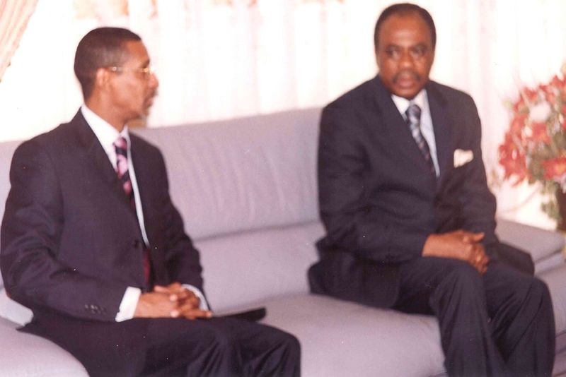 Mr Bruno Venn, Président du CEEA et Son Excellence Edem Kodjo, Premier Ministre de la République du Togo