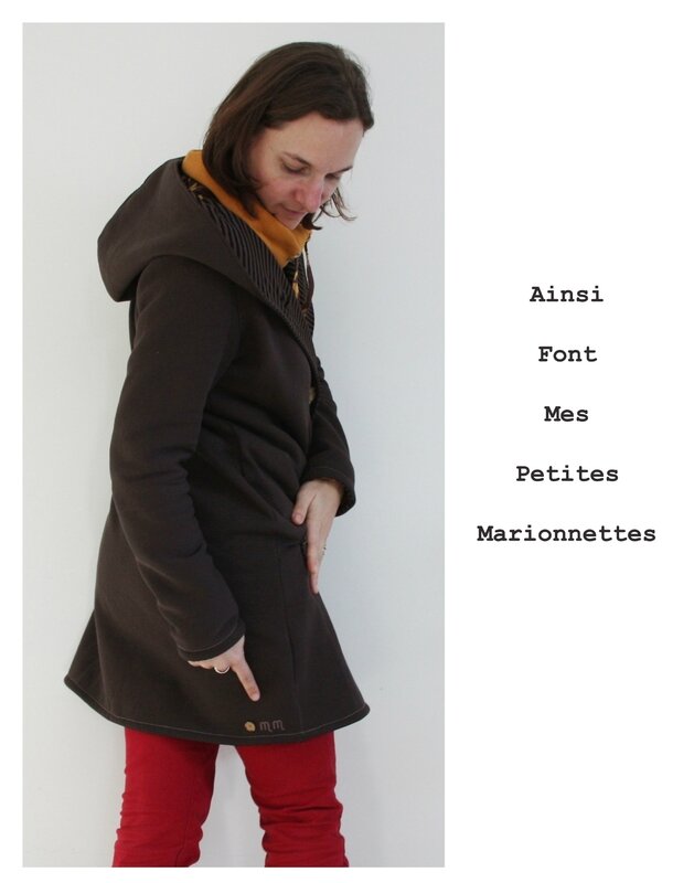 sweat veste marron 10