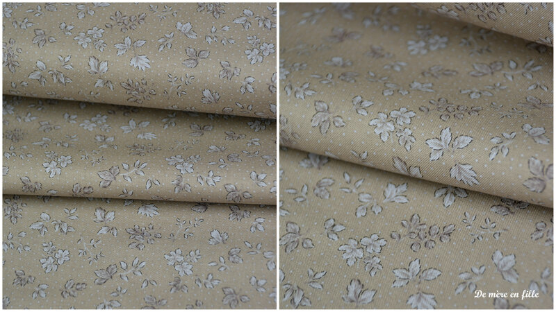 taupe fleuri