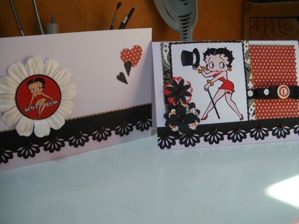 Carte Betty Boop Sylviascrap