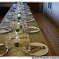 Ma table du desert