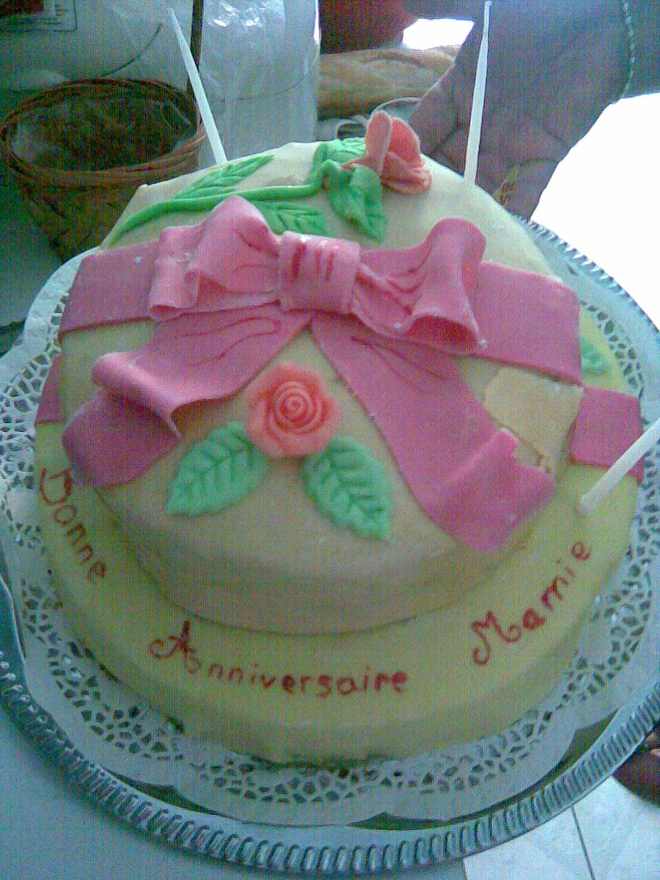 Un Gateau D Anniversaire Pour Ma Grand Mere Les Gateaux Du 06