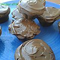 Muffins fondants mascarpone et chocolat