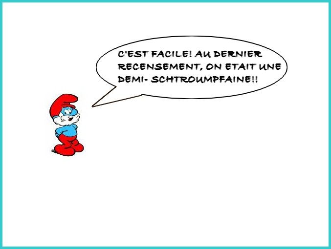 Combien Y A T Il De Schtroumpf Le Volcake blog!
