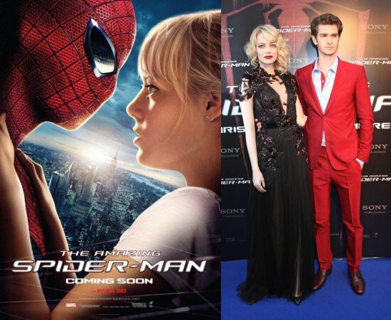 Andrew Garfield et Emma Stone dans les rôles de Peter Parker et Gwen Stacy