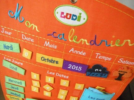 Calendrier et semainier – LUDI