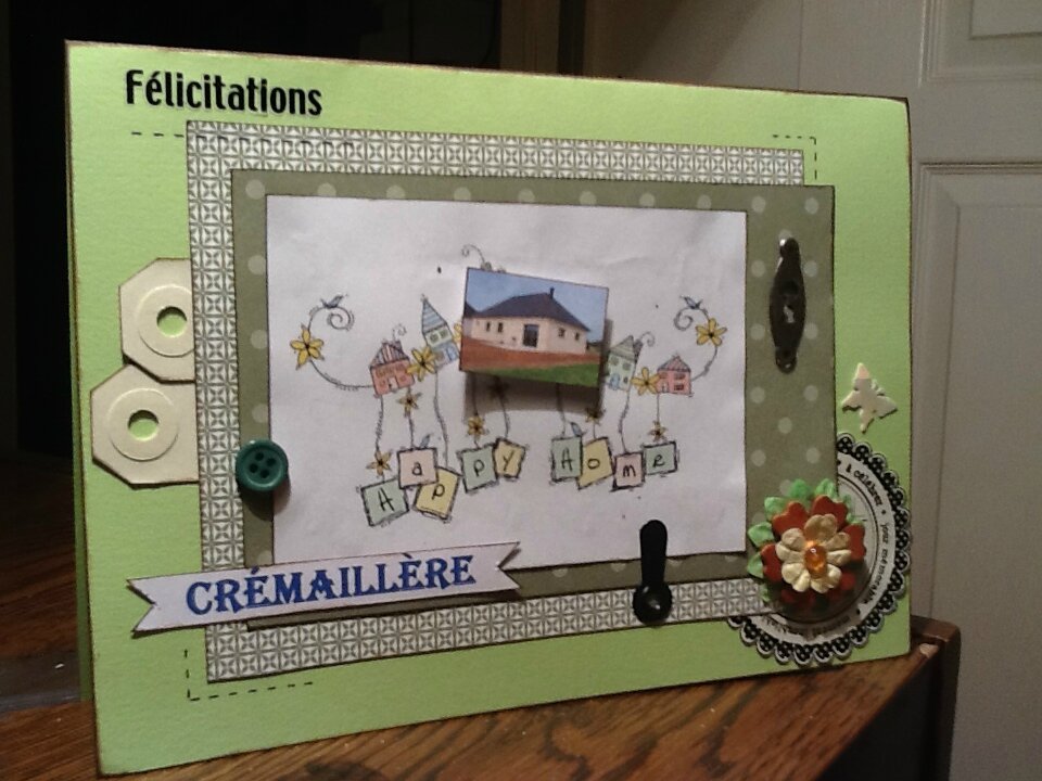 Carte Cremaillere Les Bricolages De Sandrine