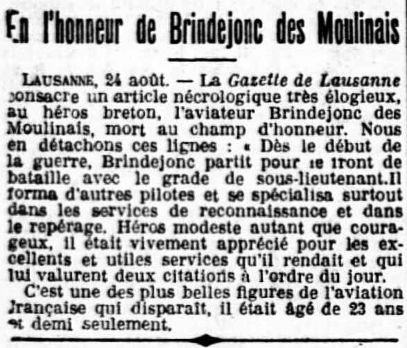 Gazette de Lauzanne Brindejonc