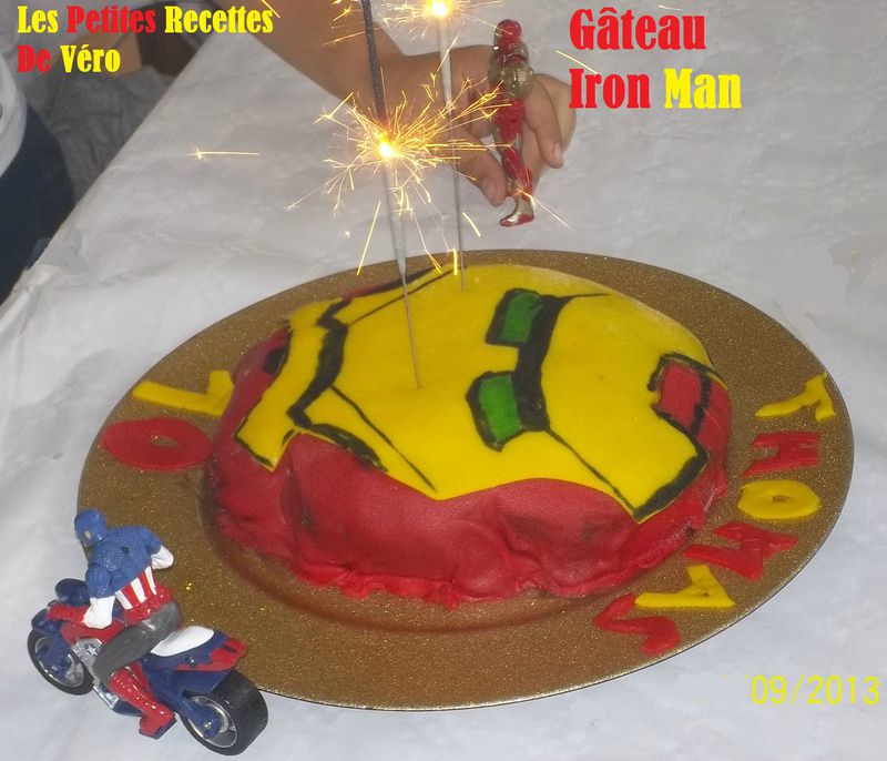 Gateau D Anniversaire Iron Man Les Petites Recettes De Vero