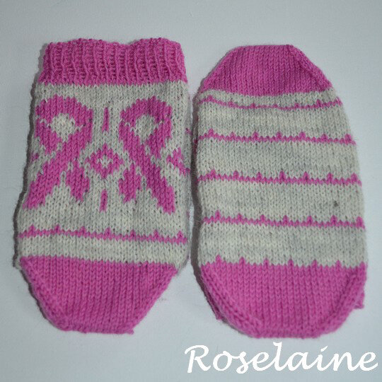 Roselaine Cancer Socks by Elyse Damour Designs 3