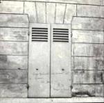 Blancard, graffiti sur volet