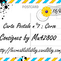 Carte postale n° 7 : corse - consignes by mu