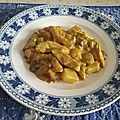 Curry de poulet asiatique