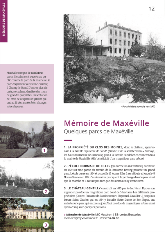 Jdm n°29 mai-juin 2018 quelques parcs de Maxéville