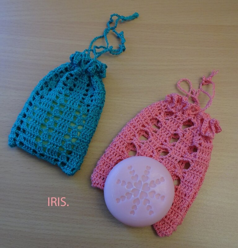 sachets crochetés