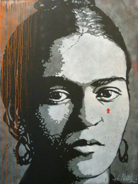 Frida Kahlo par Jef Aérosol