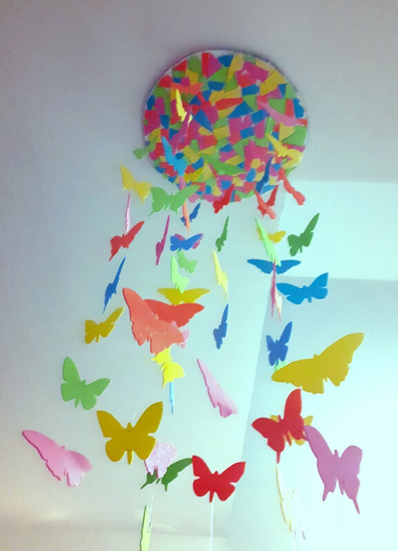 378-Fleurs Printemps-Mobile papillons (54)