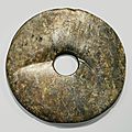 A jade disc (bi), neolithic period, liangzhu culture (3400–2250 bc)