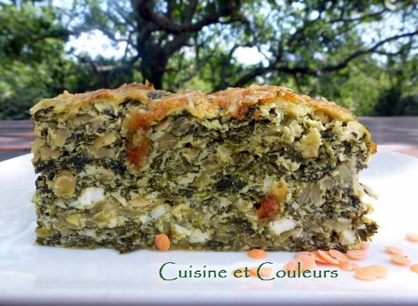 Gateau D Epinards Lentilles Corail Brousse Au Garam Masala Cuisine Et Couleurs