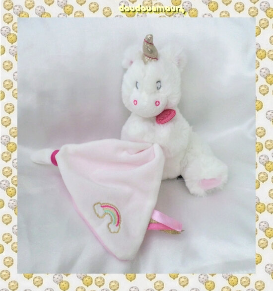 doudou mouchoir licorne