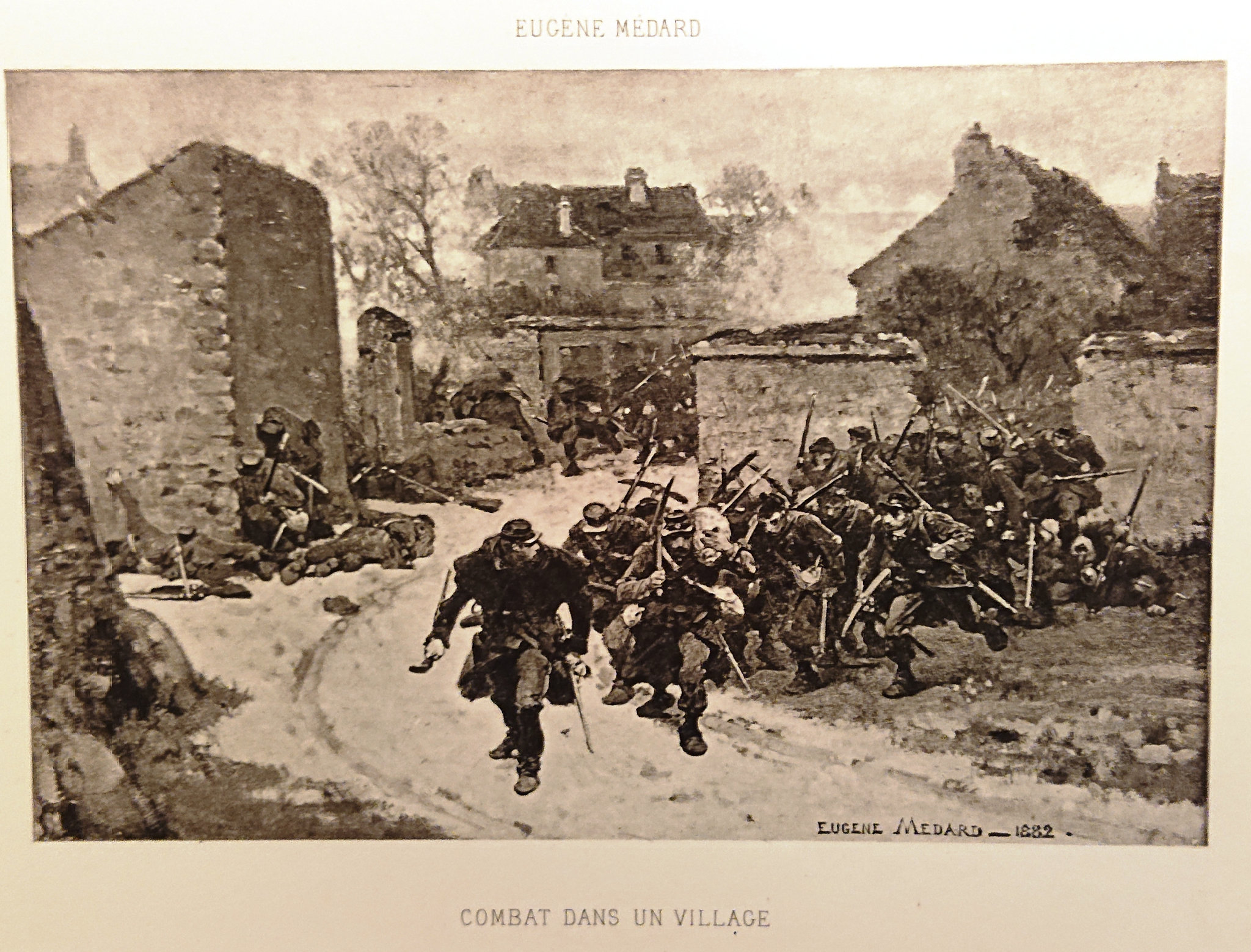 Médard, combat dans un village (1882)
