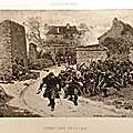 Médard, combat dans un village (1882)