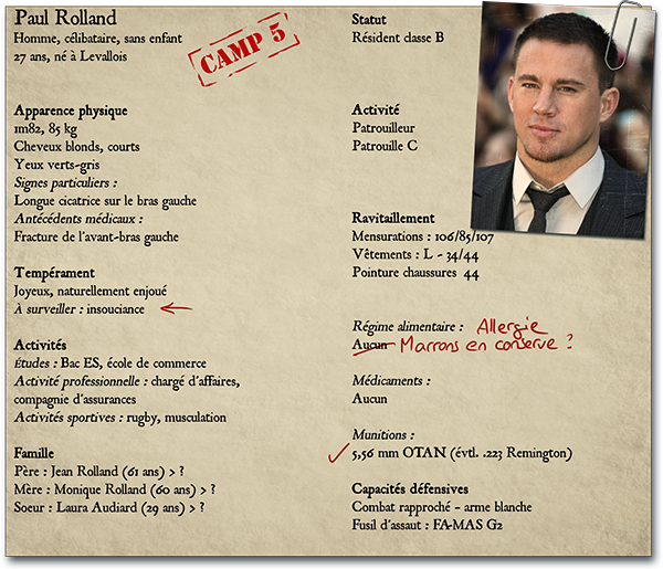 fiche perso Paul