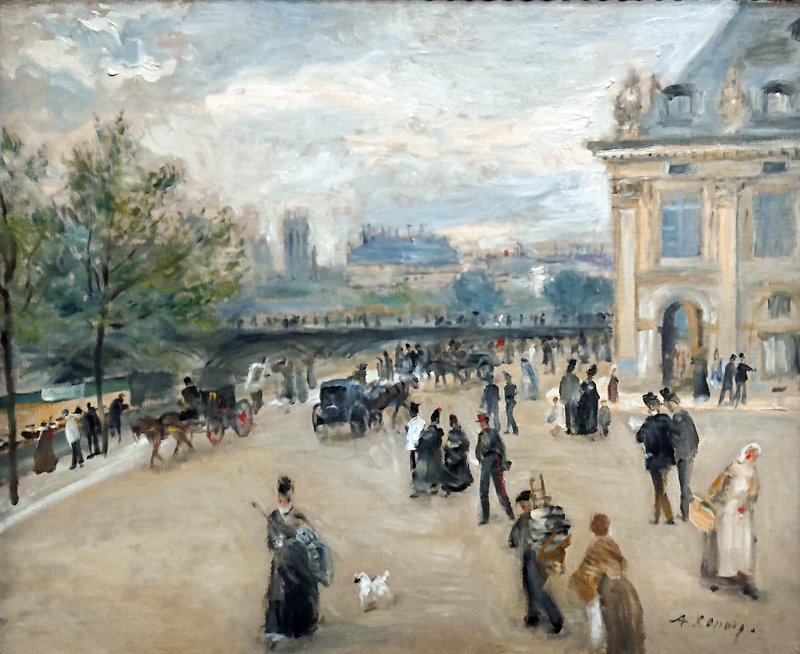 Renoir, L'institut au quai Malaquais, 1872