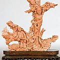 Coraux sculptés chinoios