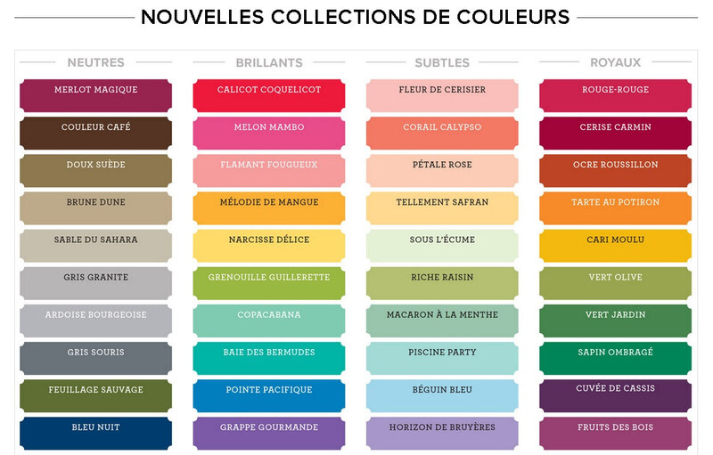 Collections de couleurs