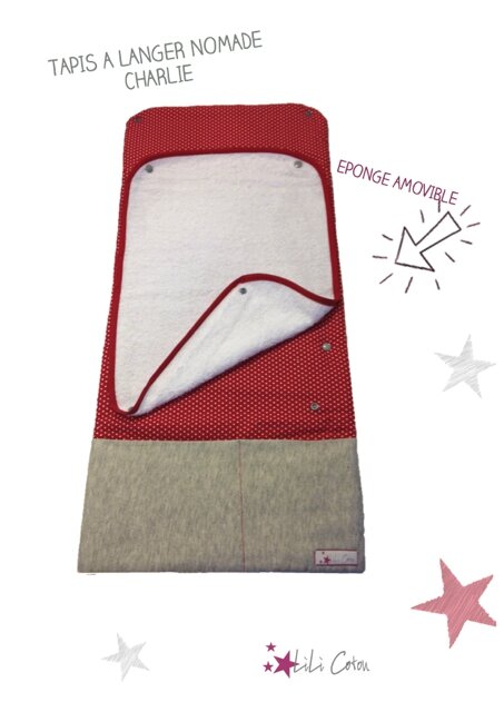 Code Promo Lili Sur La Toile nouveaux tapis à langer nomades - LiLi Coton un amour fou pour sa