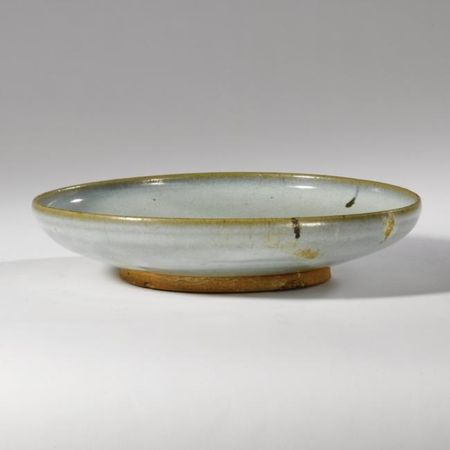 A CHINESE JUNYAO PURPLE-SPLASHED CONICAL BOWL, YUAN DYNASTY (1279