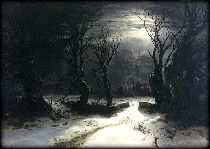 The Winter, 1851 by Alexandre Calame2