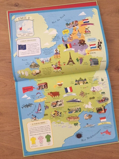 Nous Avons D Couvert L Atlas De L Europe Illustr Editions Usborne Petits Loulous En