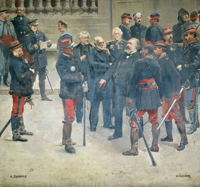 Gervex, Officiers et généraux de la guerre de 1870